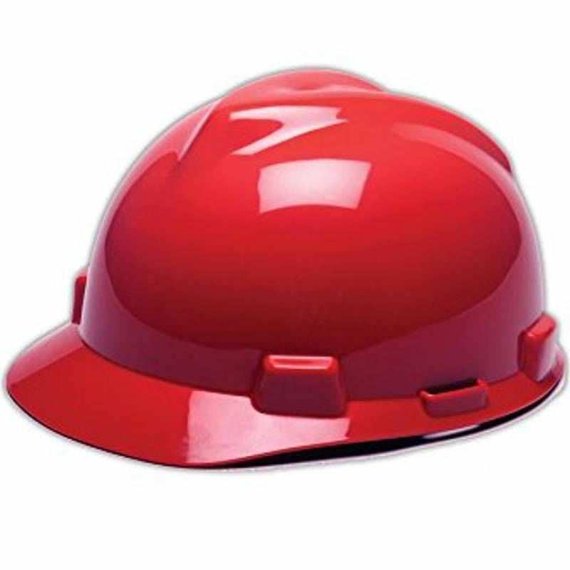 MSA V-Gard Hard Hat W/ 4 Point Fas-Trac Suspension