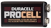 Procell 9 Volt Alkaline Battery