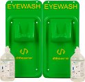 Haws Anodyne Personal Eyewash Station 16 oz. Double & Single Bottle -7516.2 & 7516