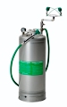 Haws 13 Gallon Stainless Steel Portable Eyewash Tank With Body Spray - 7601.10.2