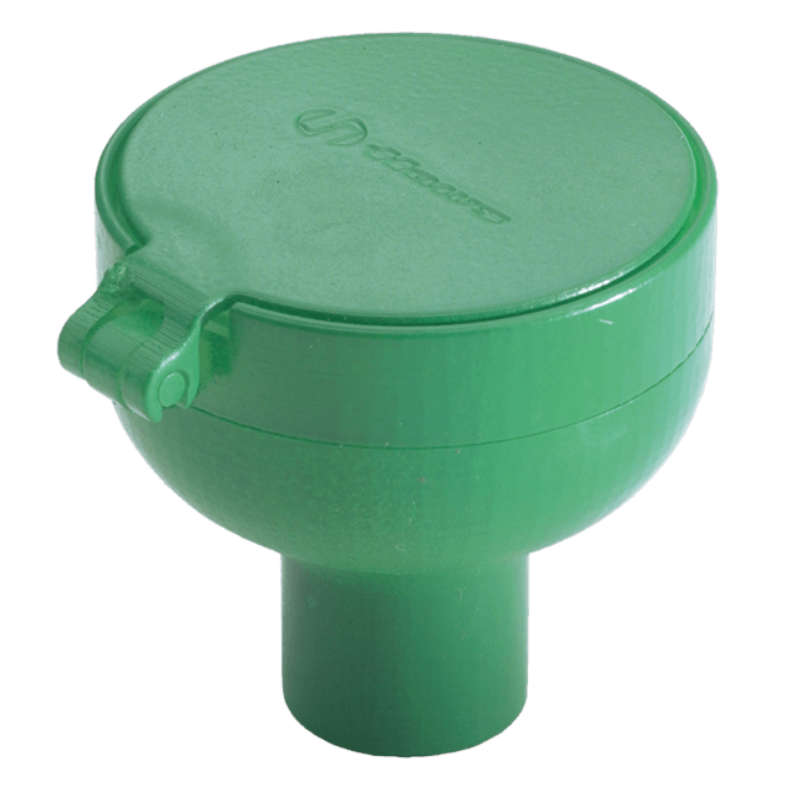 Haws Plastic Eye/Face Wash Heads With Flow Control & Hinged Dust Cover, Set of 2 - SP21FC