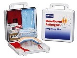 North Bloodborne Pathogen Response Kit, 24 Unit Size, Plastic Kit - # 019740-0027L