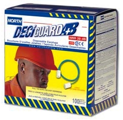 North Disposable DeciGuard™ AB Anti-Bacterial Earplugs