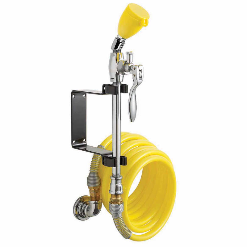 Speakman Wall Mounted Drench Hose Eyewash Station with 12' Recoiling Hose SE-925