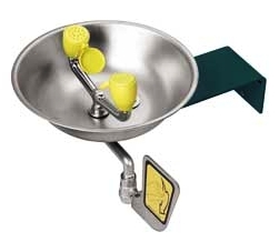 Speakman ADA Compliant Wall Mounted Plumbed Eye/Face Wash with Stainless Steel Bowl SE-490-ADA