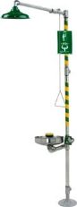 Haws Barrier-Free Combination Shower & AXION MSR Eye/Face Wash With Stainless Steel Bowl - 8309WC