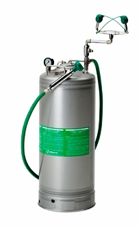 Haws 13 Gallon Stainless Steel Portable Eyewash Tank With Body Spray - 7601.10.2