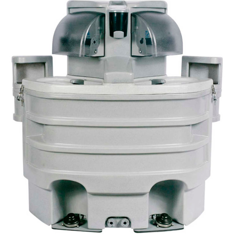 PolyJohn Applause™ 2 Station Stand Alone Sink-Dual - SK3-1000