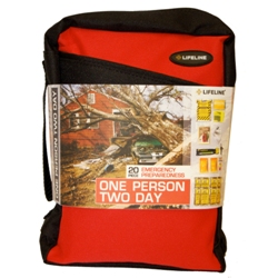 Lifeline Emergency Preparedness Kit, 1 Person Kit, 2 Day Kit 4030