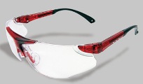 Clear Lens, Red Frame