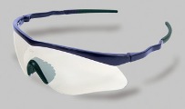 Clear Lens, Blue Frame