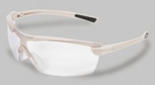 Indoor/Outdoor Clear Lens, Pearl White Frame
