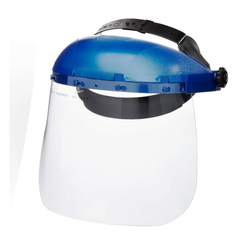 Sellstrom Single Crown Face Shield With Adjustable Headgear - S39110