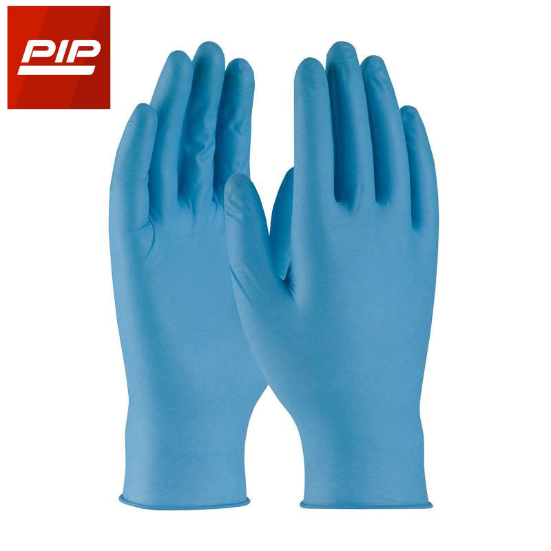 PIP 63-338PF Ambi-dex Powder Free Super 8 Disposable Nitrile Glove - Case of 500