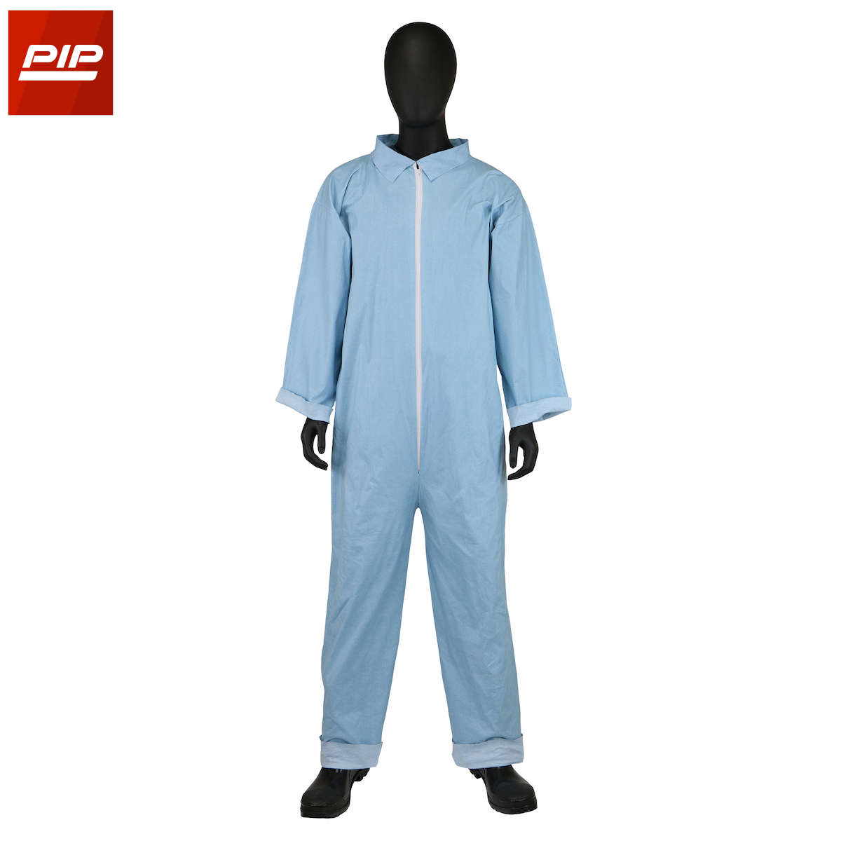 PIP 3100 Posi-Wear Flame Resistant Basic Coverall, 80 gsm, Case of 25