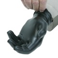 Powder Free/Latex Free 5 Mil Black Nitrile Glove W/Rolled Cuff