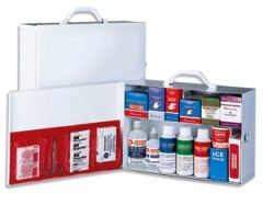 Commercial First Aid, 2 Shelf First Aid Cabinet
