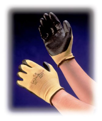 Kevlar® Cut Resistant Seamless Knit Glove W/ Nitrile Grips