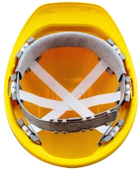 OccuNomix V100 Vulcan Hard Hat - Squeeze Lock Type 6 Point Suspension