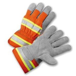 Radnor Select Shoulder Leather High Visibility Reflective Glove