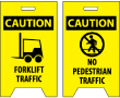 Caution: Forklift Traffic/No Pedestrian Traffic