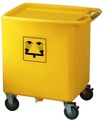 Portable Gravity-Fed Eyewash Waste Cart