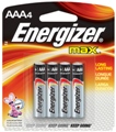 Energizer AAA Max Alkaline Battery 4/pk
