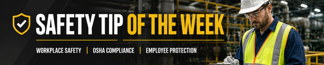 Safety Tip of the Week