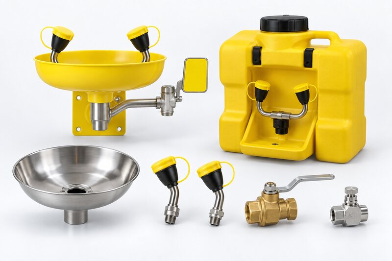 Eyewash Stations and Eyewash Parts