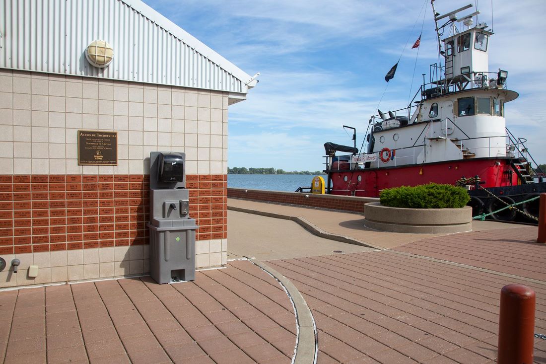 Good Ideas Handwash Station at Dock