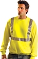 Occunomix High Viz Class 2 Classic Lightweight Crew Sweatshirt