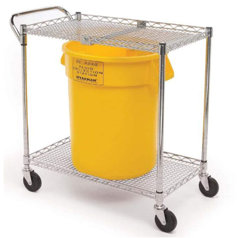 Speakman SE-4360 Eyewash Cart & Collection Bucket