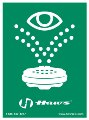 Haws Vertical Universal Emergency Eyewash Sign