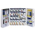 Smart Compliance 50 Person Plastic First Aid Cabinet with Meds