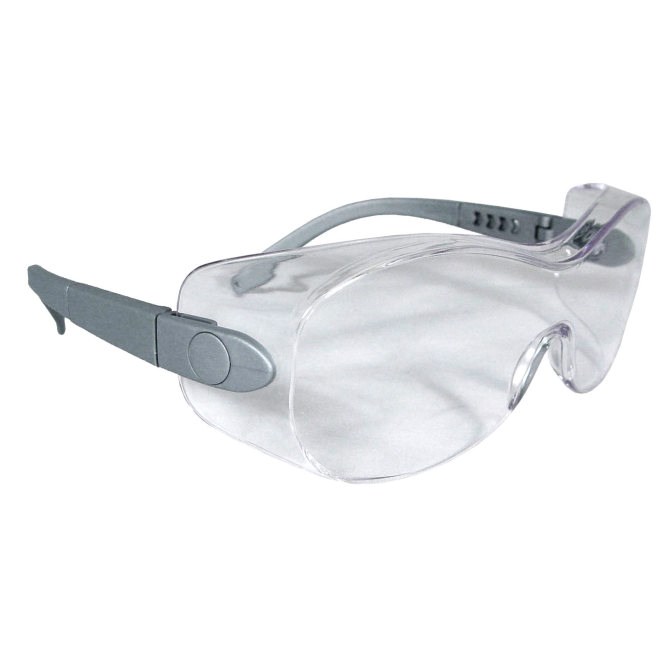 Radians Sheath™ OTG Safety Eyewear, Silver Frame, Clear Lens - SH6-11, Case of 24