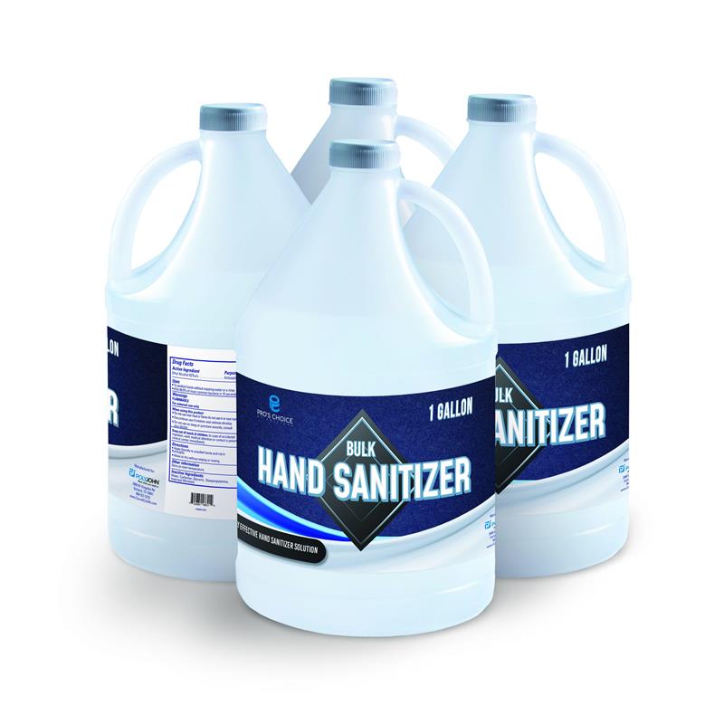 Pro's Choice Gel Hand Sanitizer 70%, Four 1-Gallon Bottles, CKHS0004
