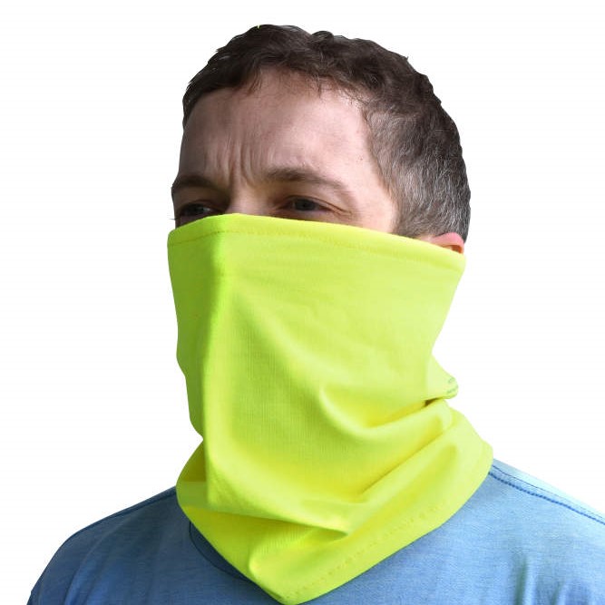 Radwear Universal Hi-Vis Lime FR Neck Gaiter - RAD-NGFRG