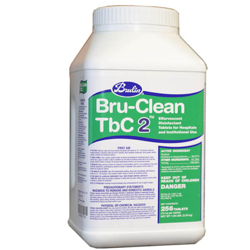 Brulin Bru-Clean TbC 2 Effervescent Disinfectant Tablet