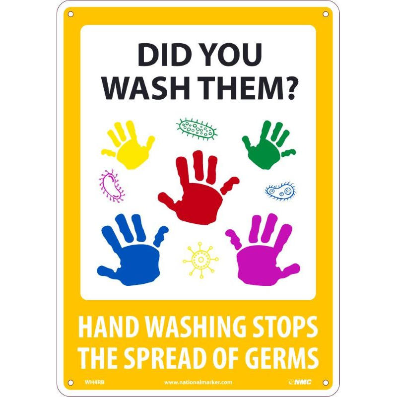 DID YOU WASH THEM? SIGNS, Pack of 6