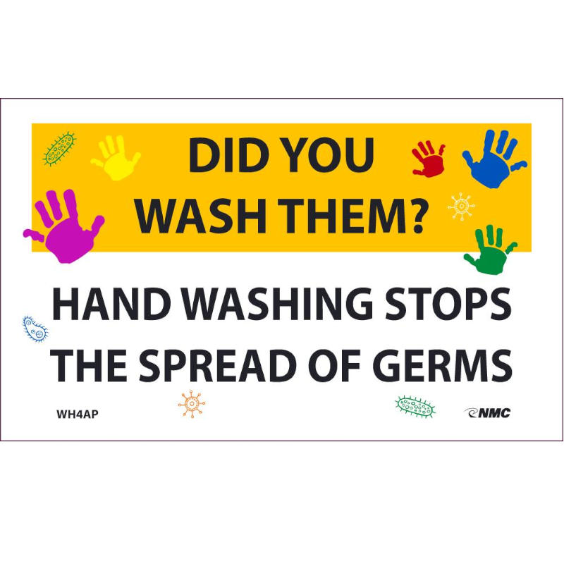 DID YOU WASH THEM? SIGNS, Pack of 5