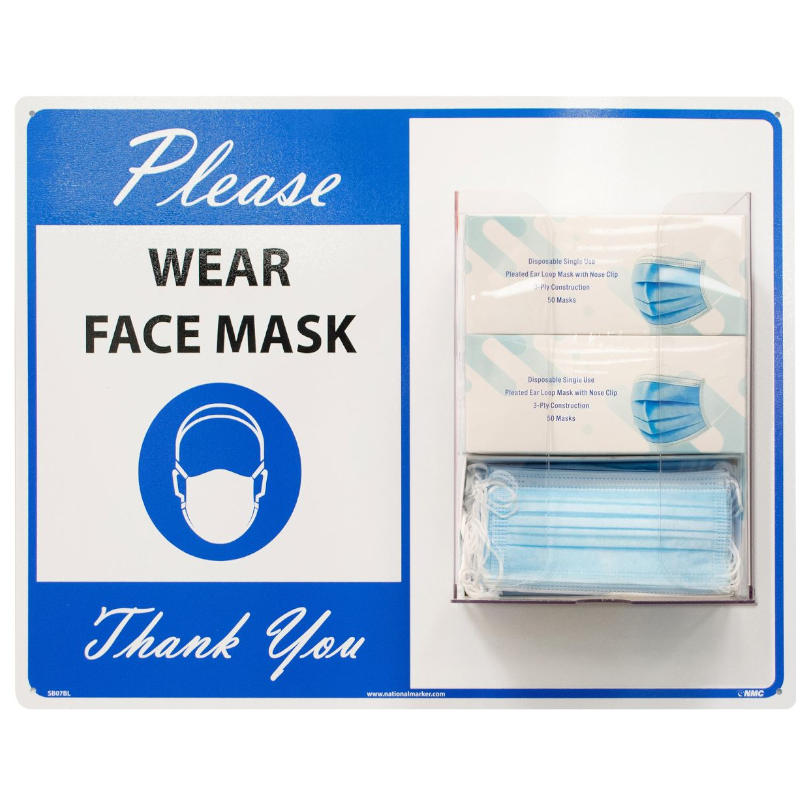 NMC Face Mask Station, Blue SB07BL