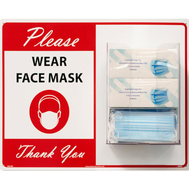 NMC Face Mask Station, Red SB07RD