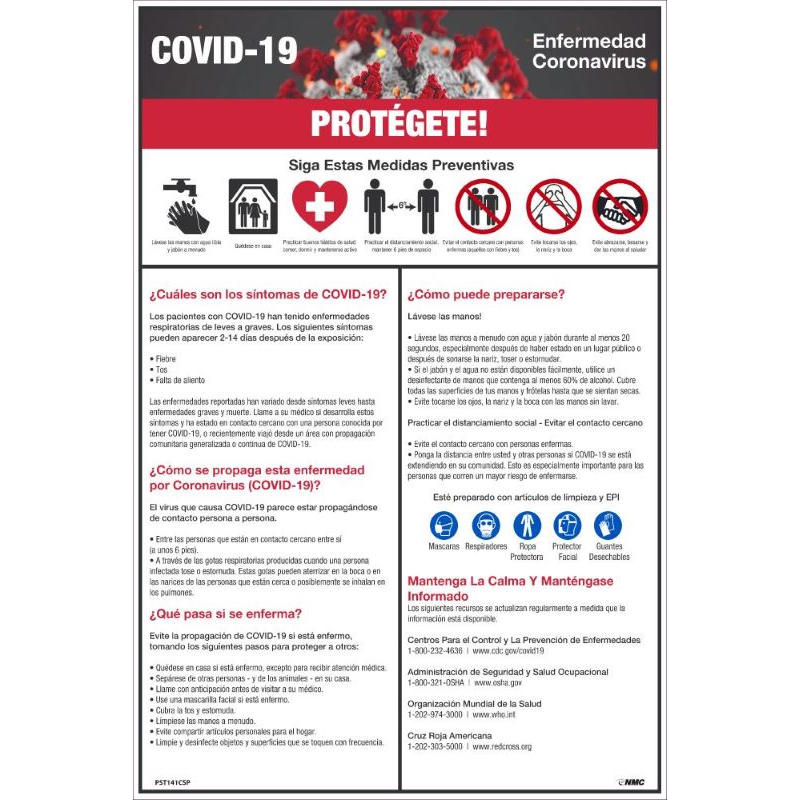 COVID-19 PROTECT YOURSELF POSTER -