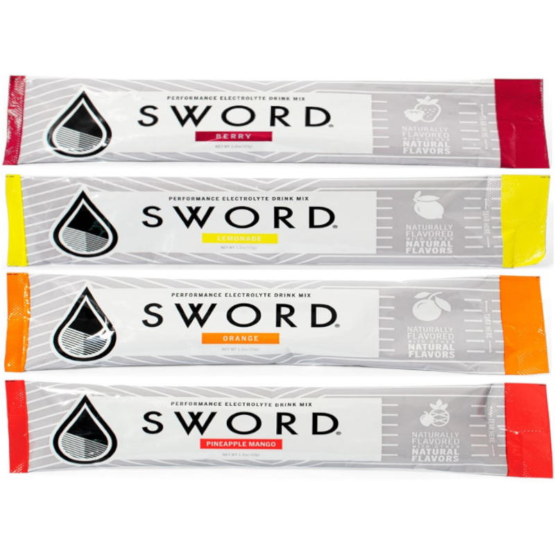 SWORD Performance Electrolyte Hydration Powder Singles, Pineapple Mango Flavor