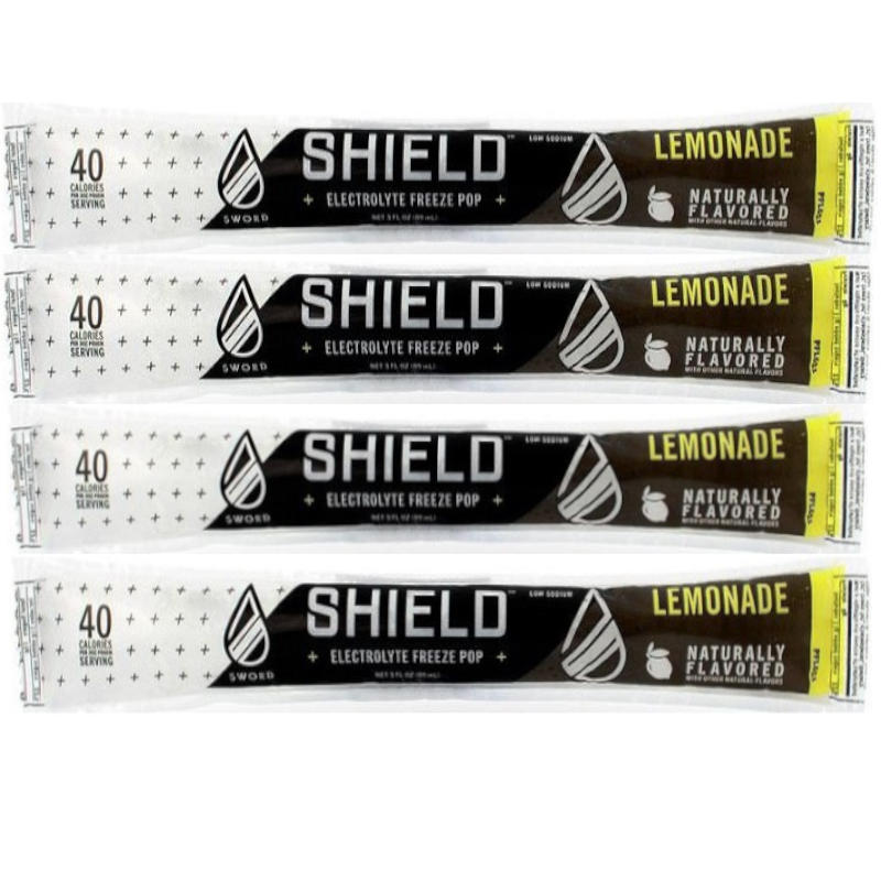Shield Electrolyte Replenishment Hydration Freeze Pops, Lemonade Flavor