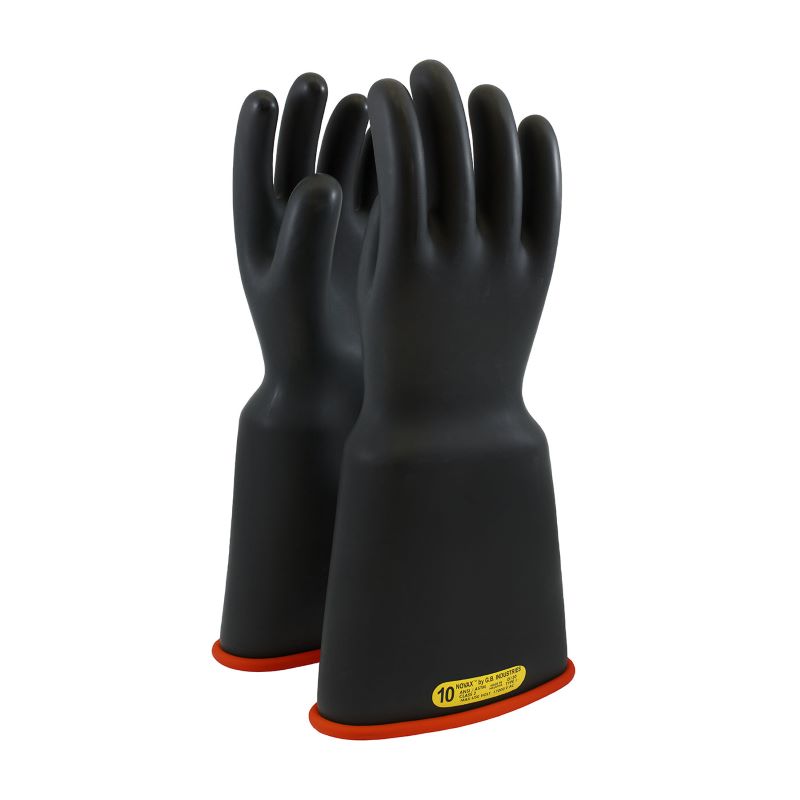 PIP NOVAX 161-2-16 Class 2 Rubber Insulating Glove Bell Cuff - 16", Black w/ Red Inner, 1 Pair