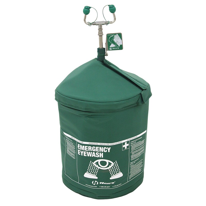 Haws 7603TH HazLoc Portable Stainless Steel 15 Gallon Air-Pressurized 120V Tempered Eyewash Tank