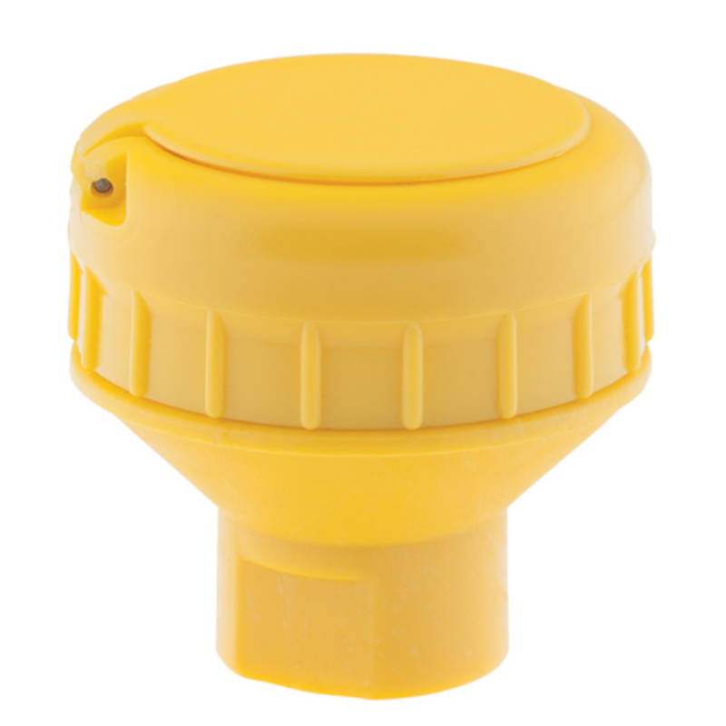 Encon 01052037 Yellow ABS Eyewash Head for Counter Mount Eyewashes