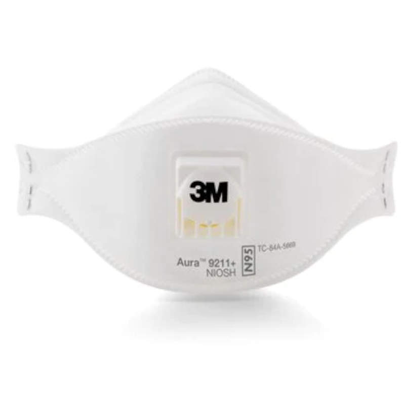 3M Aura 9211+ Particulate Respirator - 12 Boxes of 10 Masks