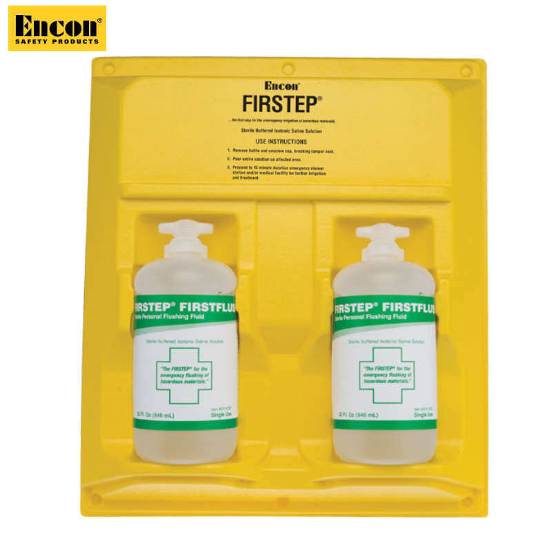 Encon 01110793 FIRSTEP, FIRSTFLUSH Dual 32oz. Bottle Eyewash Station